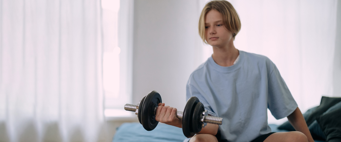 Jong beginnen met trainen
