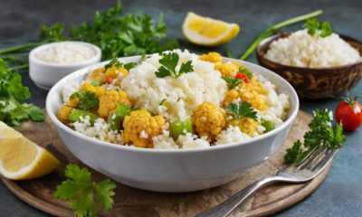 Bloemkoolrijst kom recept